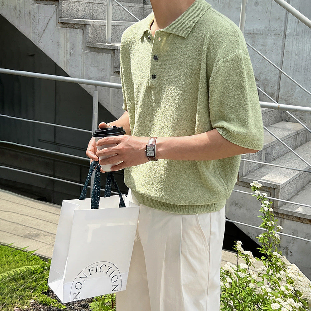 SORREN™ Lusso Asymmetrical-Knit Polo