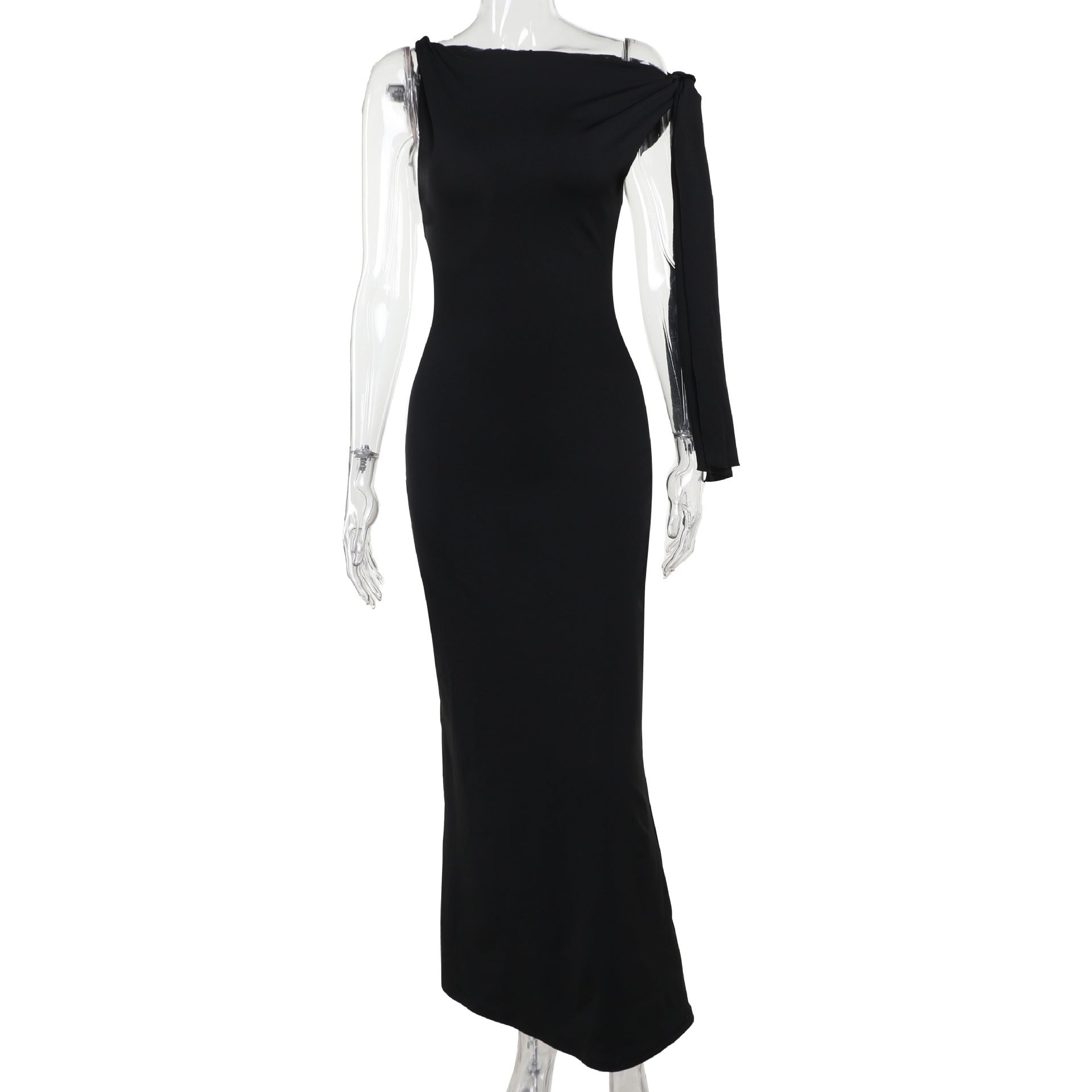 SORREN™ Selene One-Shoulder Ribbon Gown