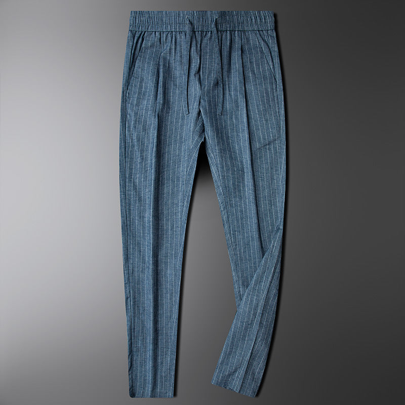 SORREN™ Estate Tailored Cotton-Linen Trousers