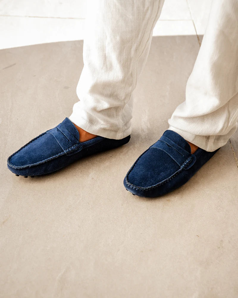SORREN™ Monaco Suede Slip‑On Loafer