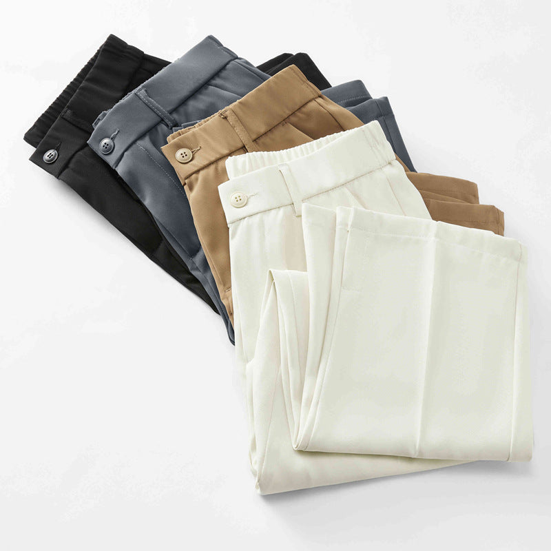 SORREN™ Aurora Draped Ice Silk Trousers