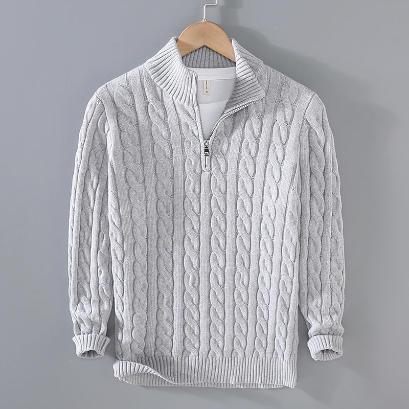 SORREN™ Lombardy Half-Zip Turtleneck Knit
