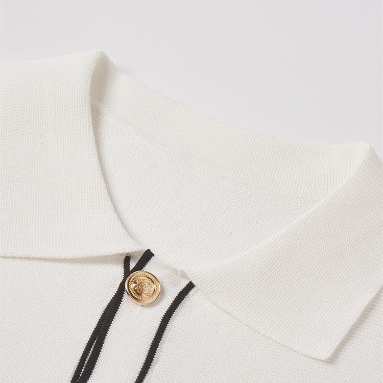SORREN™ Ashford Contrast Lapel Cardigan