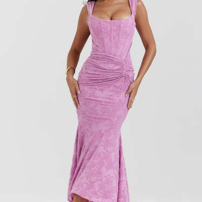 SORREN™ Solara Ruched Off-Shoulder Dress