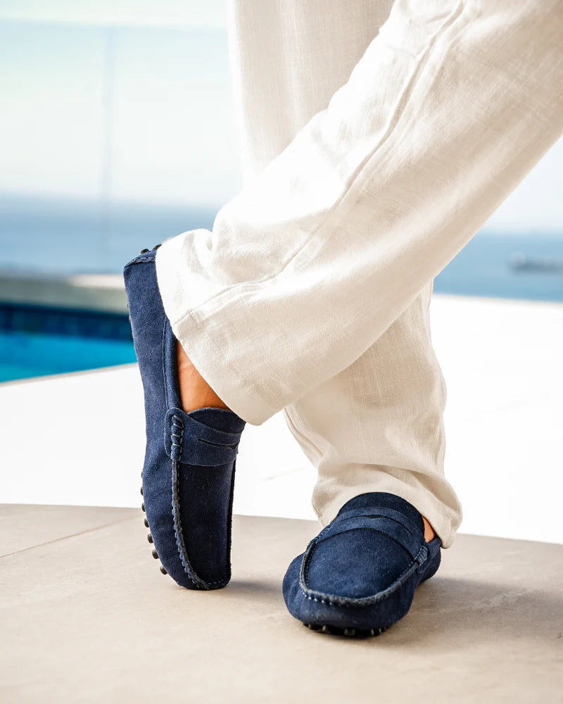 SORREN™ Monaco Suede Slip‑On Loafer