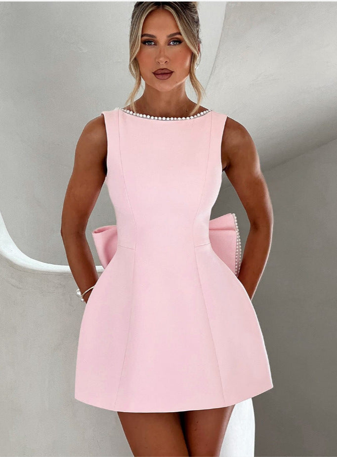 SORREN™ Seraphine Pearl Bow A-Line