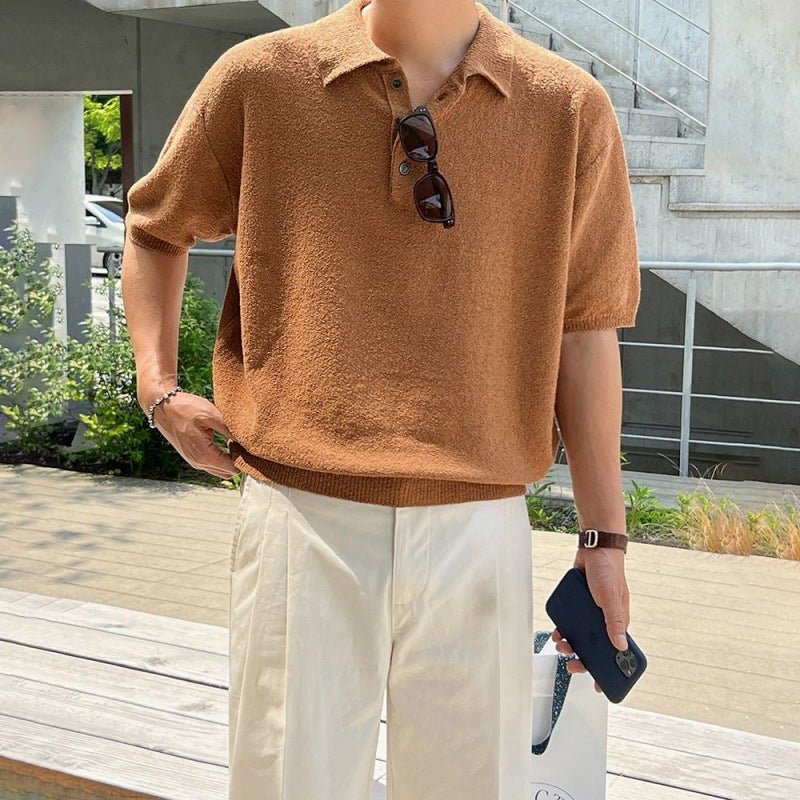 SORREN™ Lusso Asymmetrical-Knit Polo