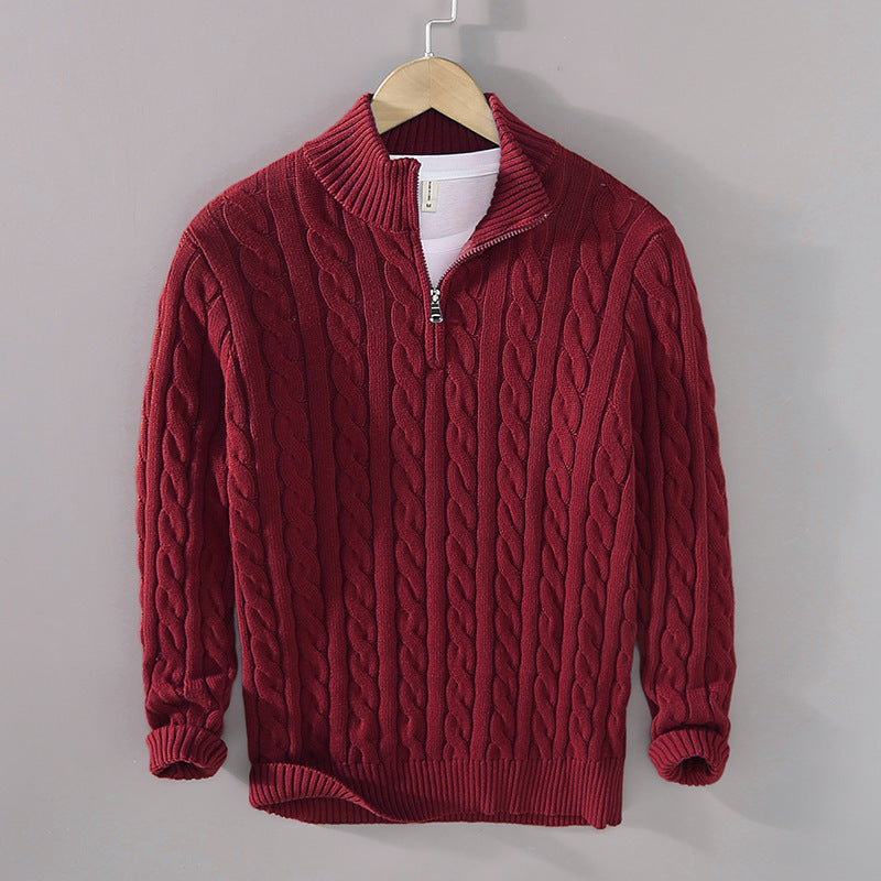SORREN™ Lombardy Half-Zip Turtleneck Knit