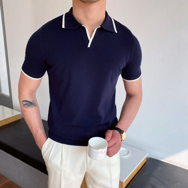 SORREN™ Beaumont Elbow-Sleeve Polo Tee