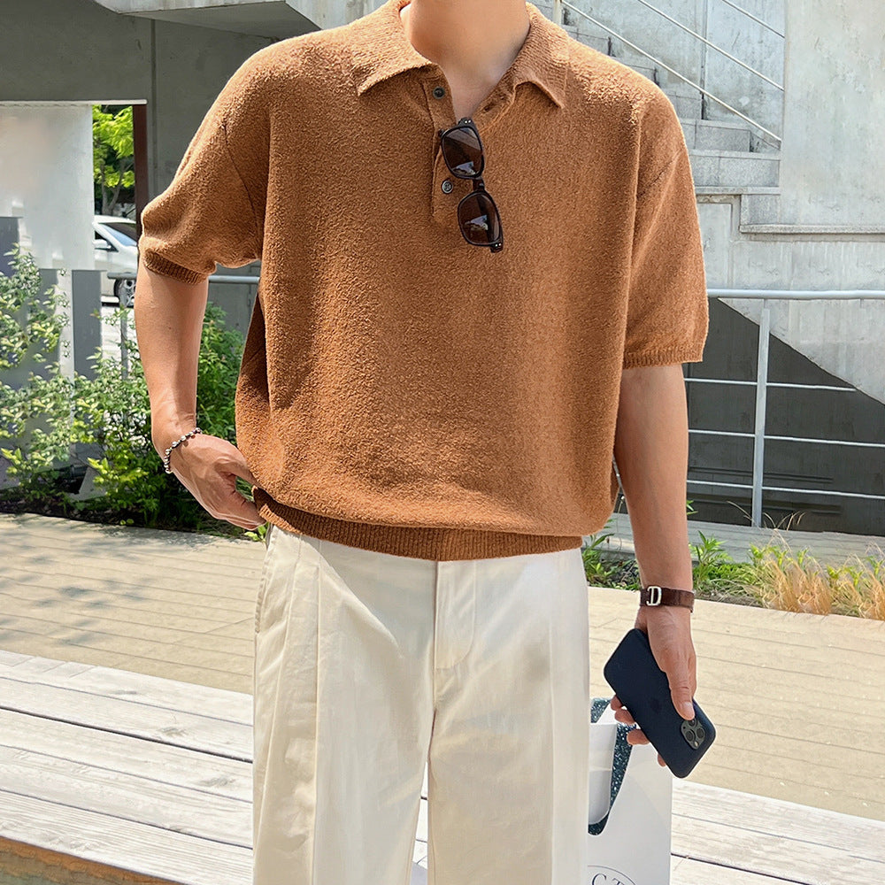 SORREN™ Lusso Asymmetrical-Knit Polo