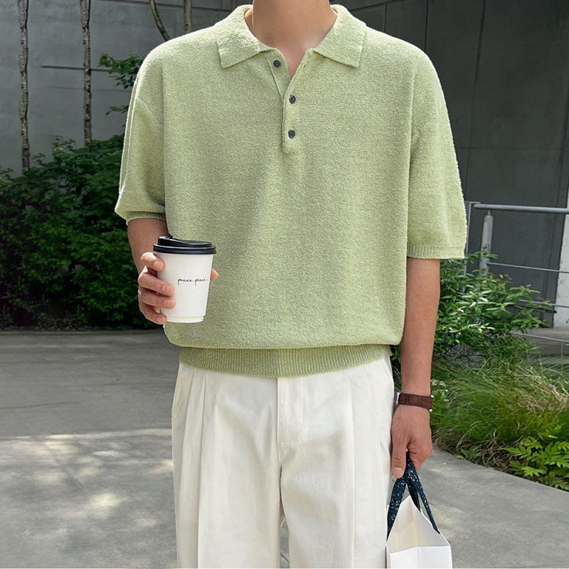 SORREN™ Lusso Asymmetrical-Knit Polo