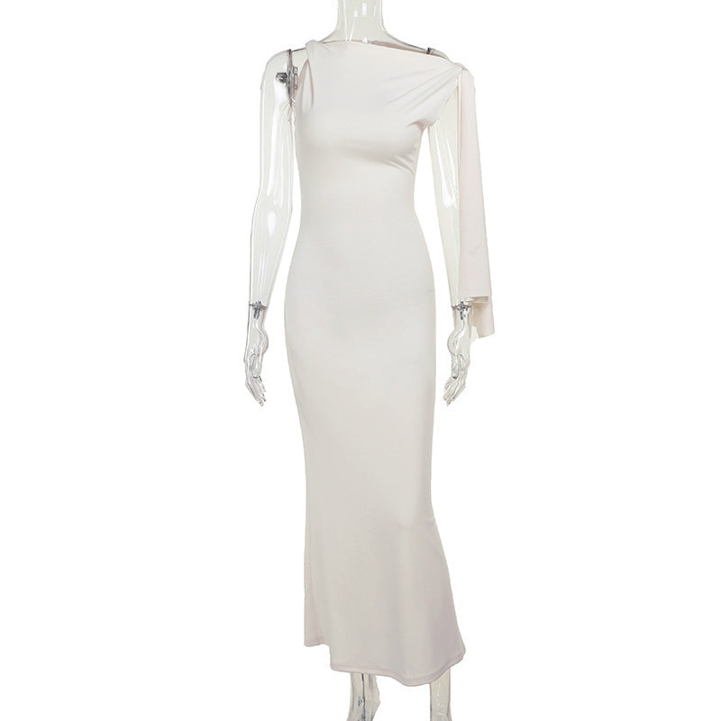 SORREN™ Selene One-Shoulder Ribbon Gown