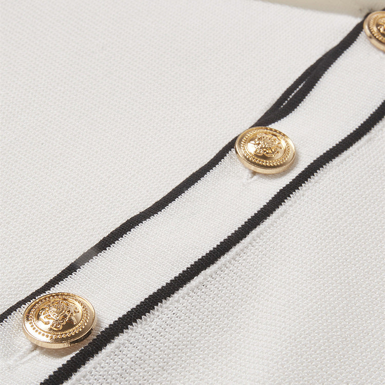 SORREN™ Ashford Contrast Lapel Cardigan