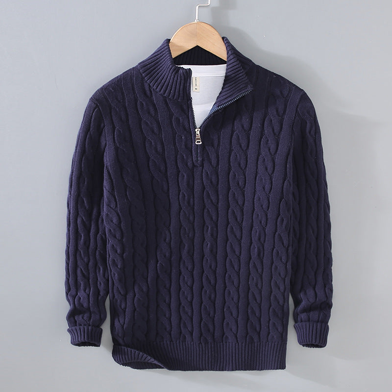 SORREN™ Lombardy Half-Zip Turtleneck Knit