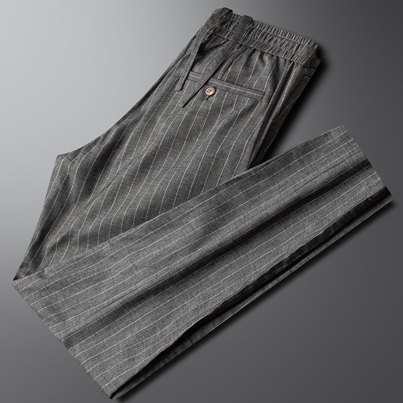 SORREN™ Estate Tailored Cotton-Linen Trousers