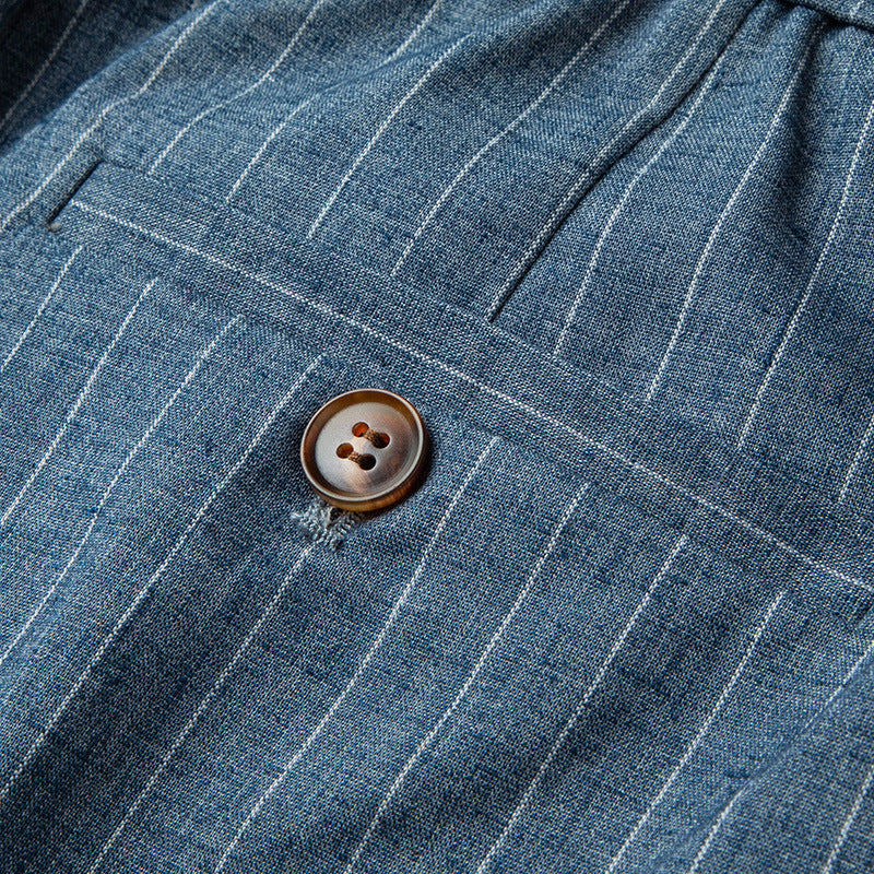 SORREN™ Estate Tailored Cotton-Linen Trousers