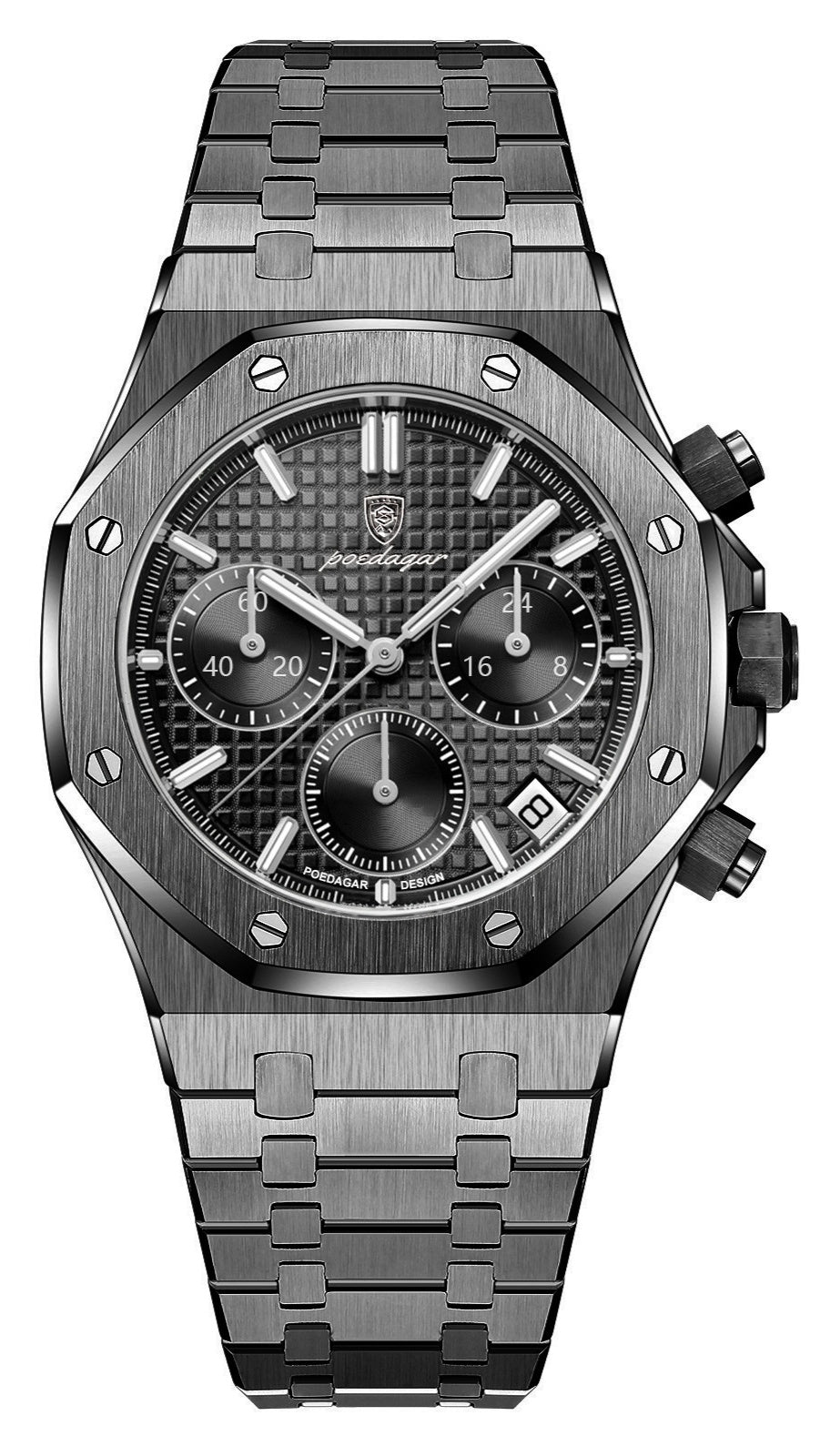 SORREN™ Meridian Day-Date Quartz Watch