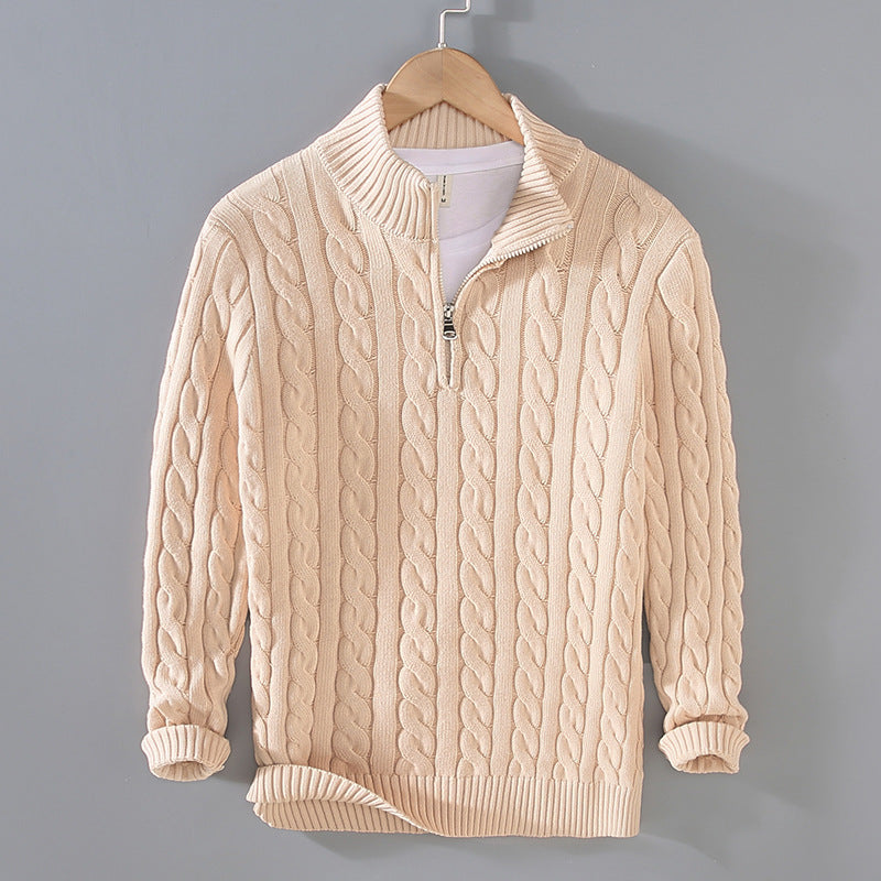 SORREN™ Lombardy Half-Zip Turtleneck Knit