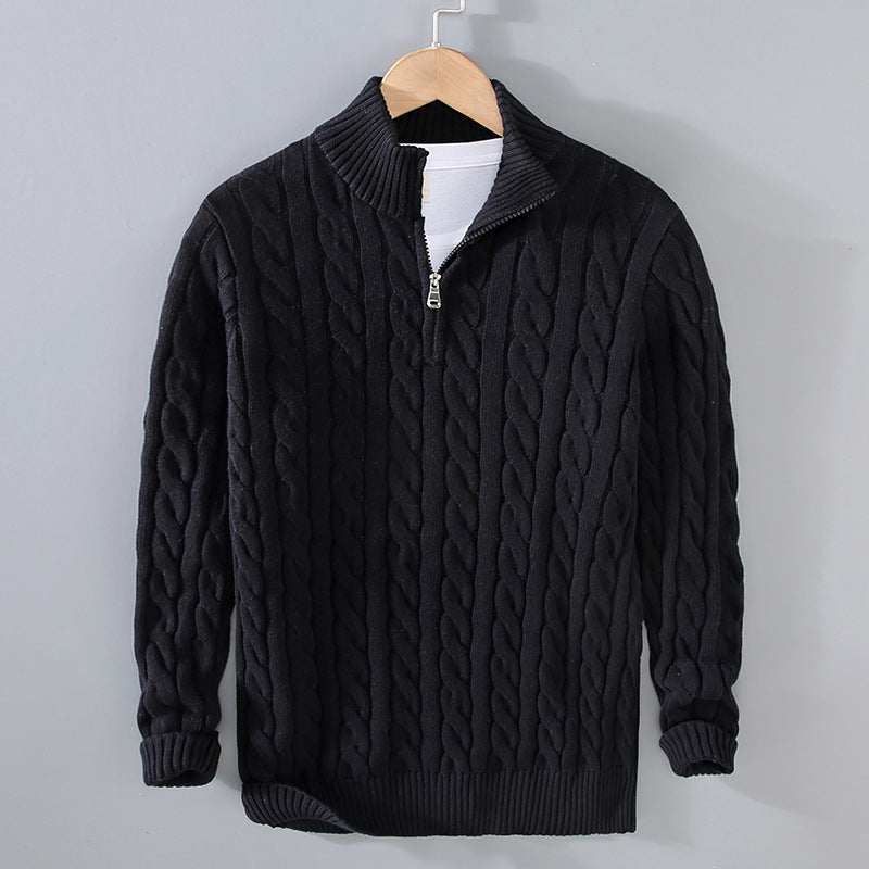 SORREN™ Lombardy Half-Zip Turtleneck Knit