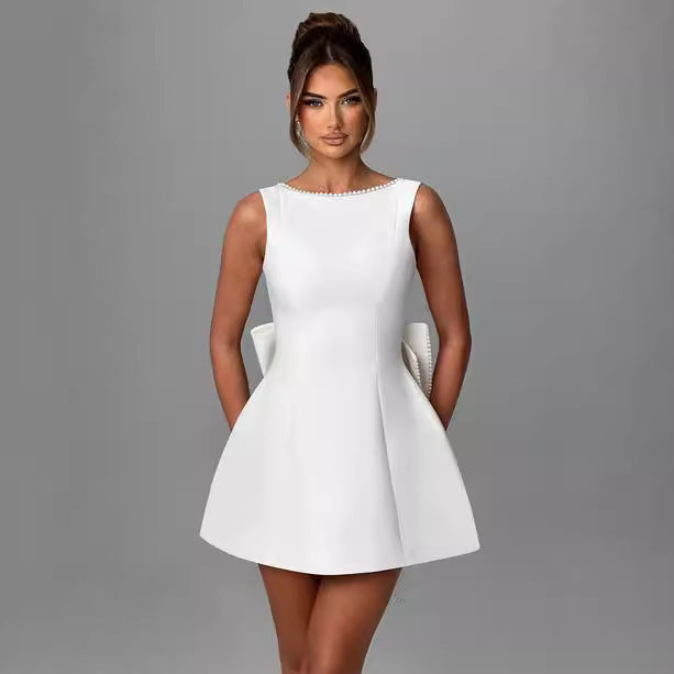 SORREN™ Seraphine Pearl Bow A-Line