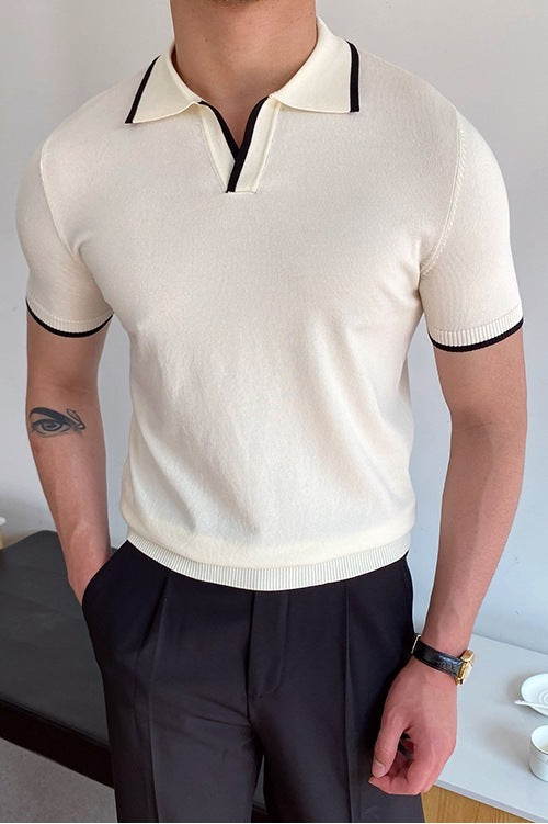 SORREN™ Beaumont Elbow-Sleeve Polo Tee