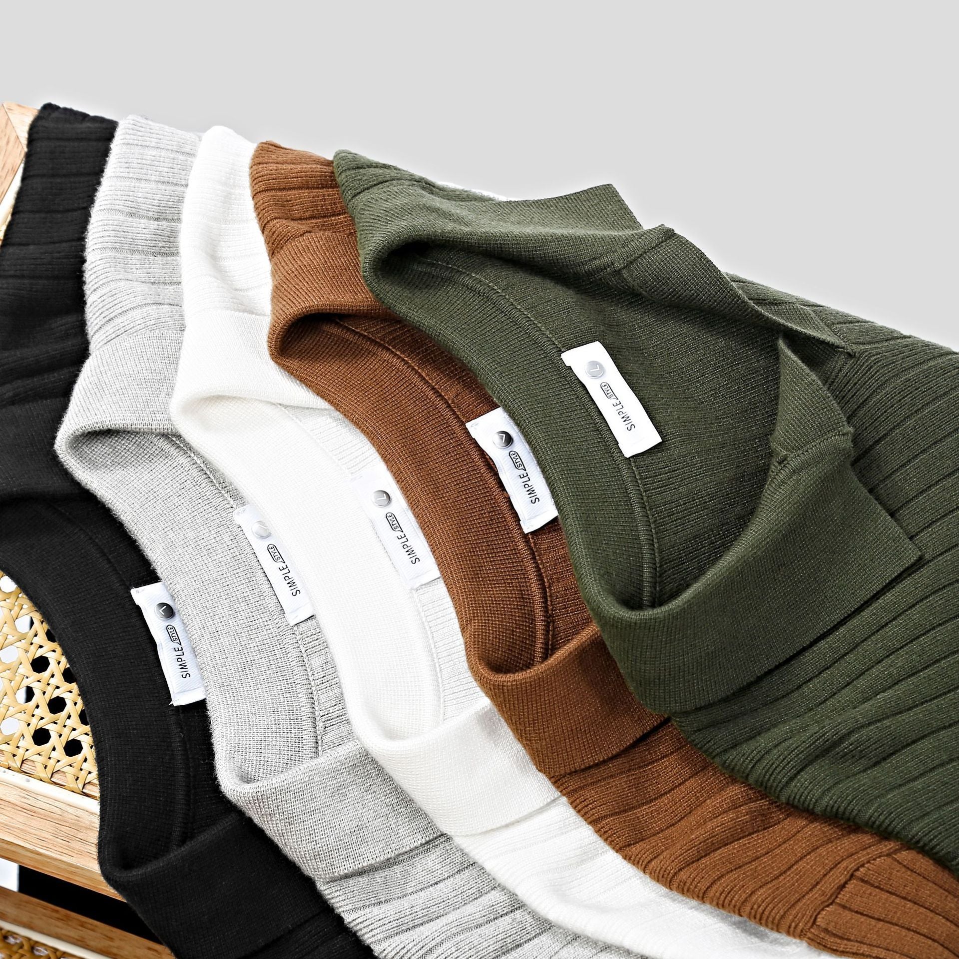 SORREN™ Ashcombe Vertical V-Neck Sweater