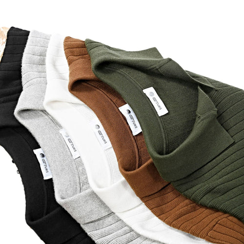 SORREN™ Ashcombe Vertical V-Neck Sweater