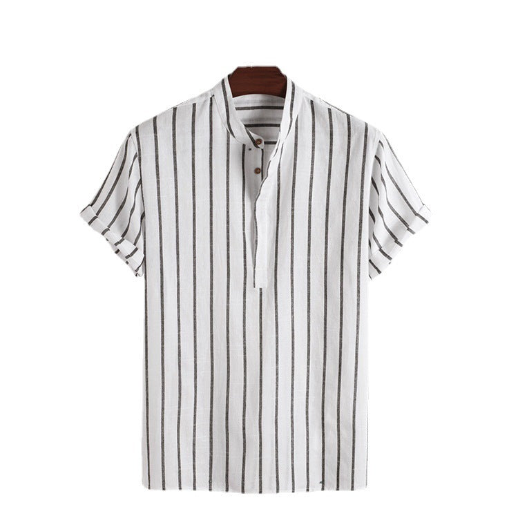 SORREN™ Regent Striped Short-Sleeve Shirt