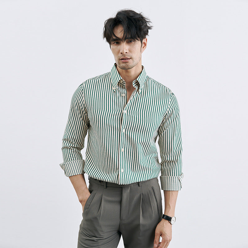 SORREN™ Regent Vertical-Stripe Shirt