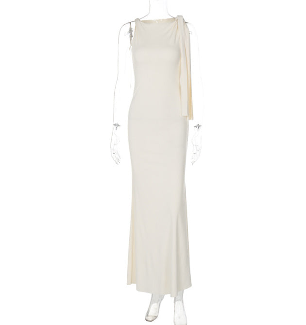 SORREN™ Selene One-Shoulder Ribbon Gown