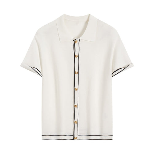 SORREN™ Ashford Contrast Lapel Cardigan