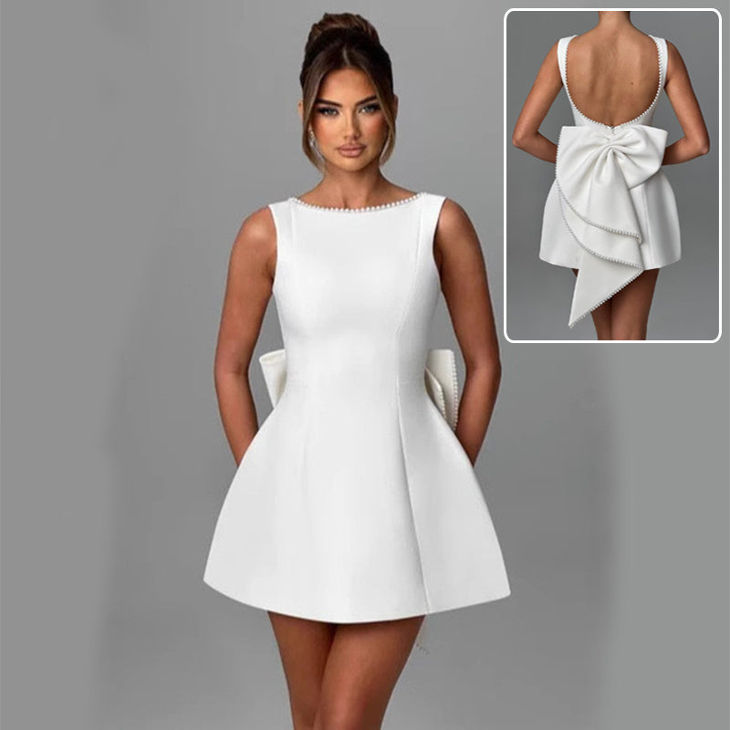 SORREN™ Seraphine Pearl Bow A-Line
